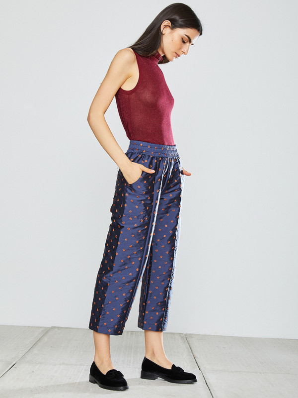 Nikki Chasin Patch Elastic Waist Pant Nikki Chasin Patch Elastic Waist Pant
