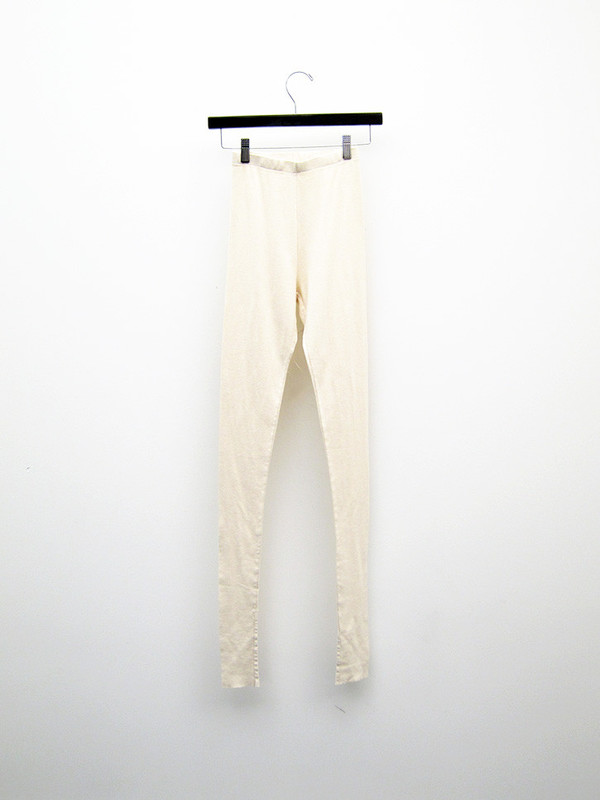 Lauren Manoogian Cashmere Rib Legging, Bone Lauren Manoogian Cashmere Rib Legging, Bone