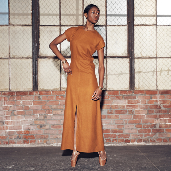 Ali Golden RAW SILK MAXI DRESS - BLACK Ali Golden RAW SILK MAXI DRESS - BLACK
