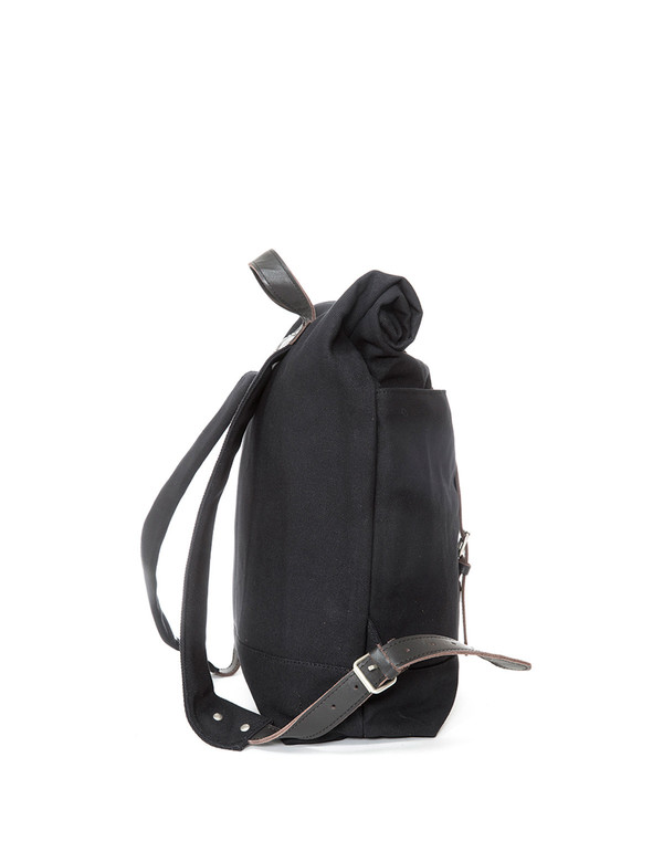 Enter Classic Collection Roll Top Backpack Black Enter Classic Collection Roll Top Backpack Black