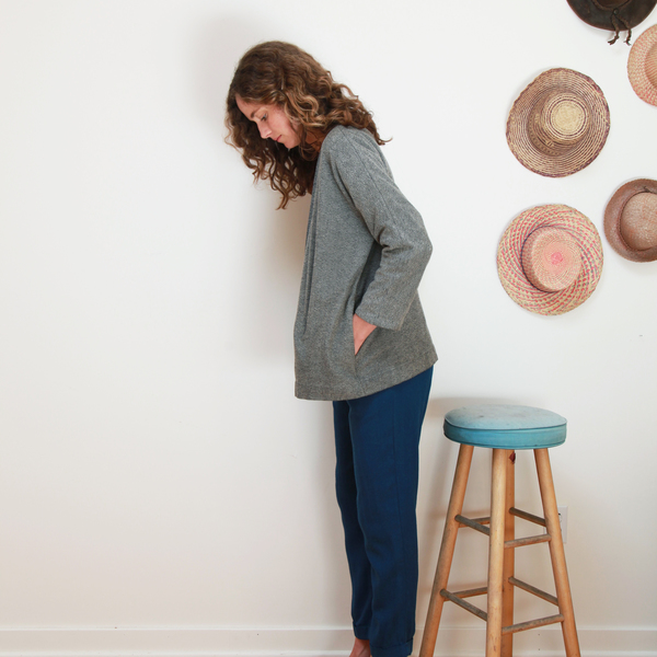 Me & Arrow Cardi Jacket - Fuzzy Heather Grey Me & Arrow Cardi Jacket - Fuzzy Heather Grey