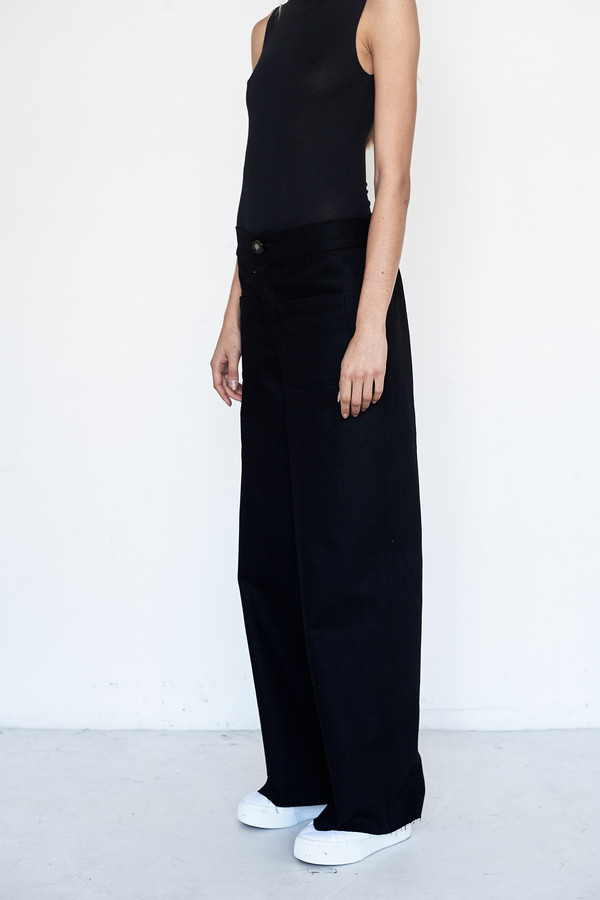 Index Series Cotton Wide Leg Trouser Index Series Cotton Wide Leg Trouser