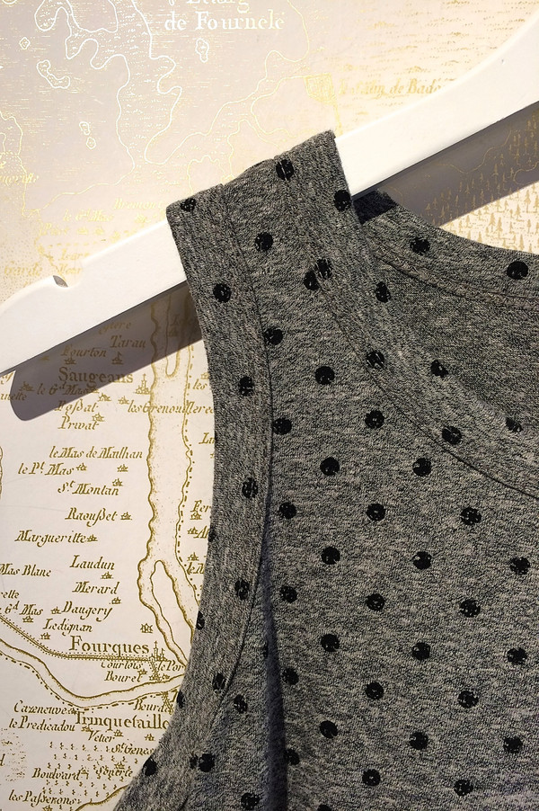 Current Elliott Polka Dot Muscle Tee Current Elliott Polka Dot Muscle Tee