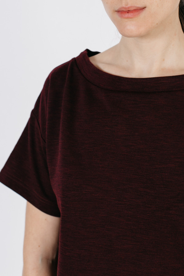 Bridge & Burn Elise Burgundy Slub Knit Bridge & Burn Elise Burgundy Slub Knit