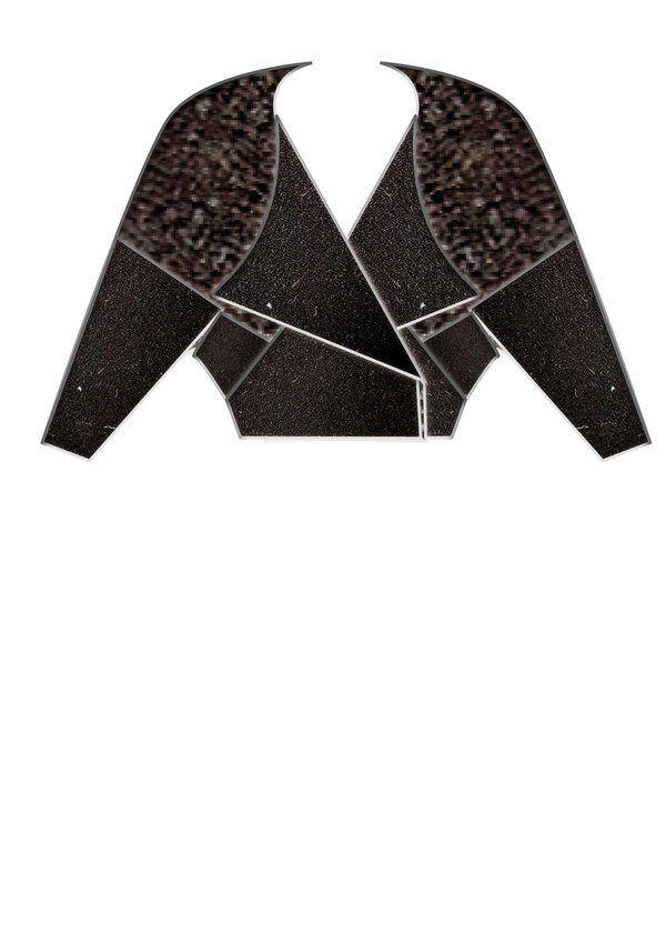 Berenik Cardigan - Short Black Plain Berenik Cardigan - Short Black Plain
