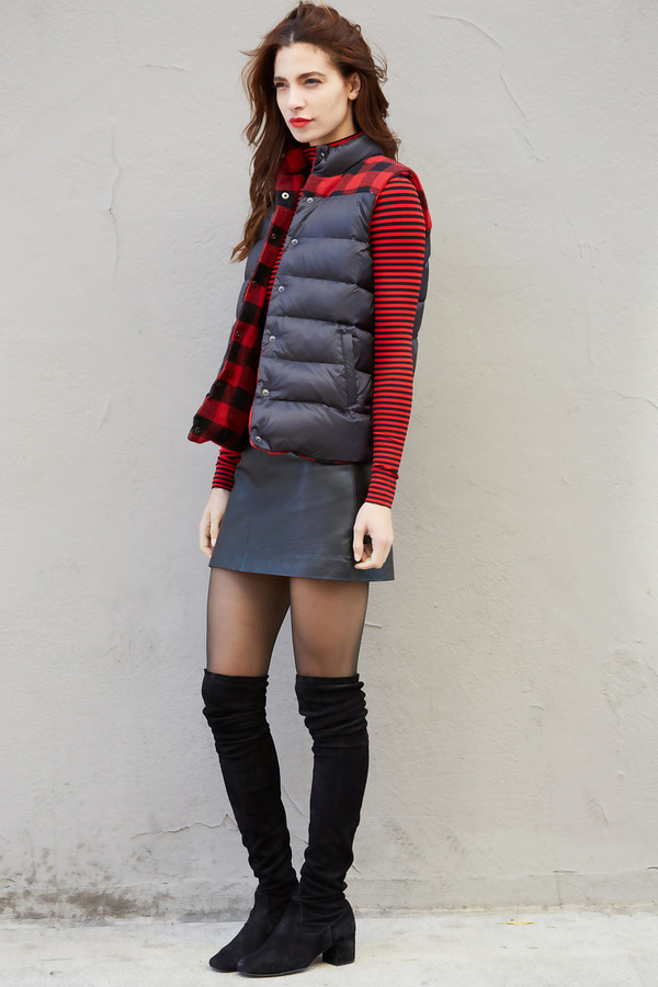 BB Dakota Steward Plaid Reversible Puffer Vest BB Dakota Steward Plaid Reversible Puffer Vest