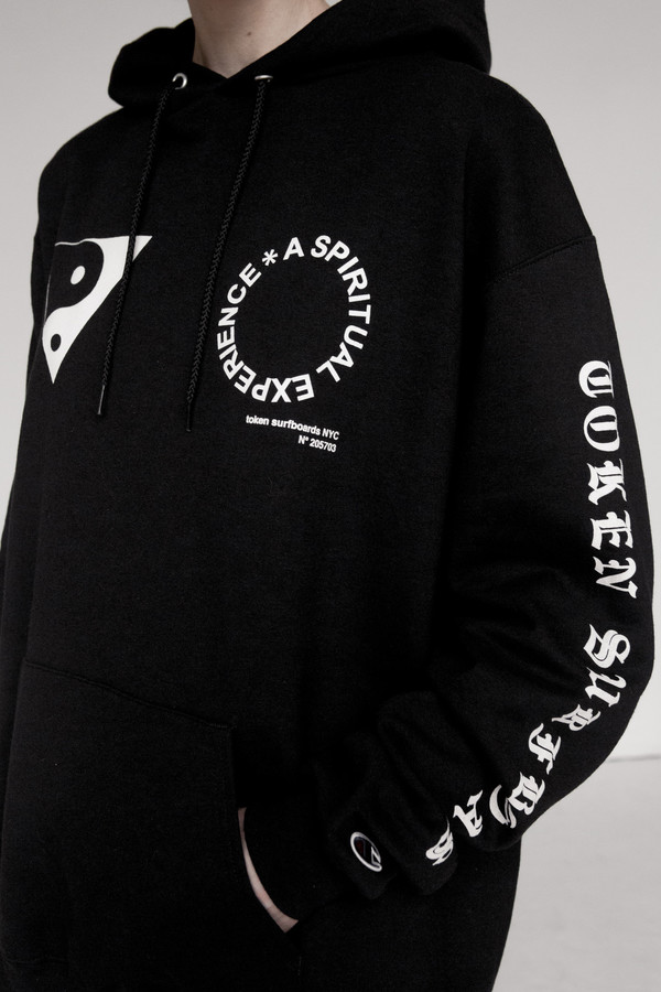 Token Cotton Mosco Hoodie - Black Token Cotton Mosco Hoodie - Black