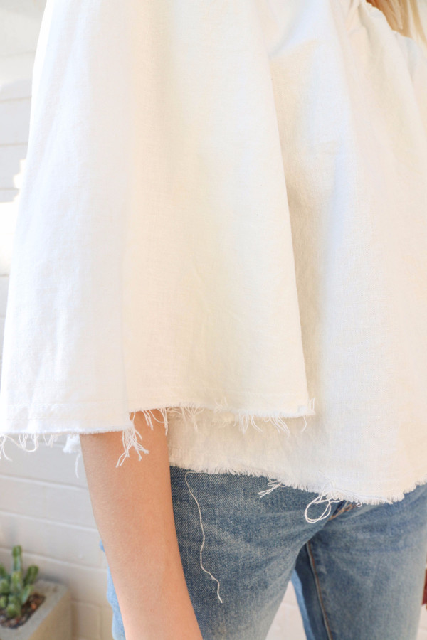 Lauren Winter Ballad Top in Ivory Lauren Winter Ballad Top in Ivory