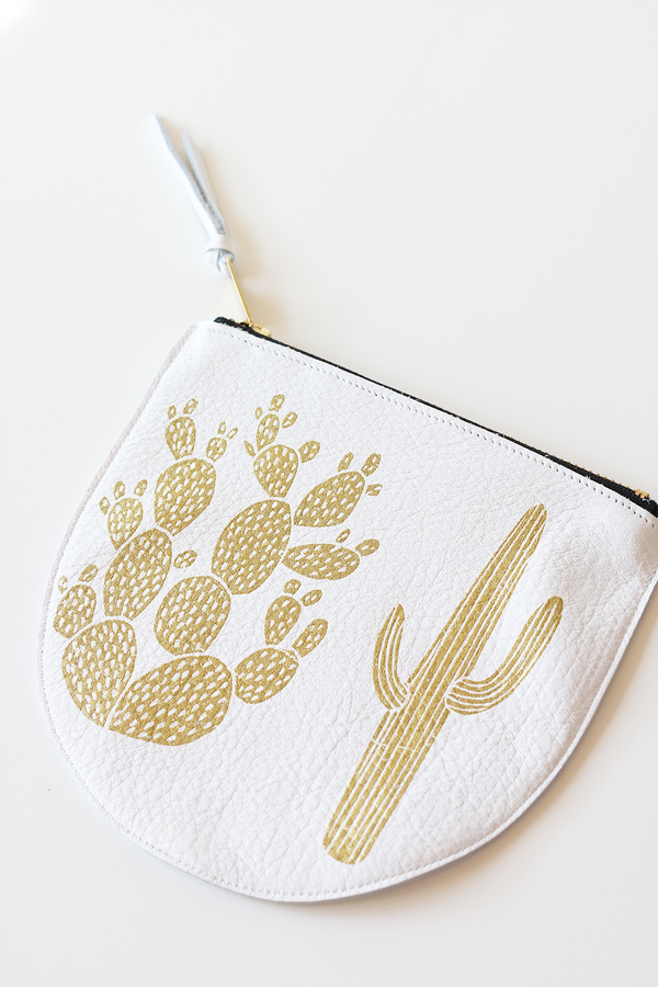 Cactus Pouch in Leather Cactus Pouch in Leather