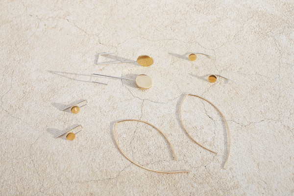Rock Salt Vintage Pendulum Earrings Rock Salt Vintage Pendulum Earrings