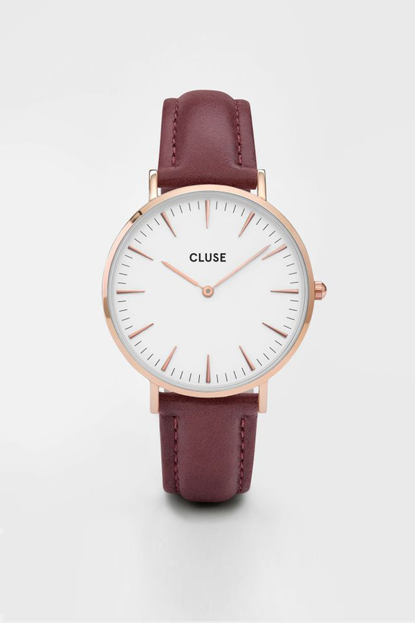 CLUSE WATCH La Boheme Rose Gold White/Marsala CLUSE WATCH La Boheme Rose Gold White/Marsala