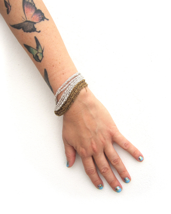 ARIELLE DE PINTO MULTI TRESS BRACELET ARIELLE DE PINTO MULTI TRESS BRACELET