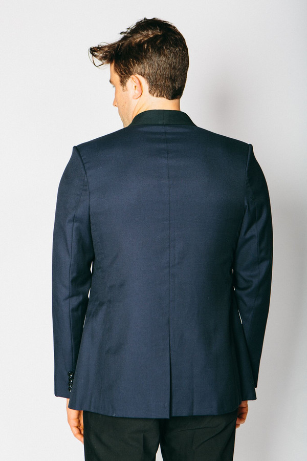 Men's Any Old Iron Classic Cashmere Blend Blazer - Navy Men's Any Old Iron Classic Cashmere Blend Blazer - Navy