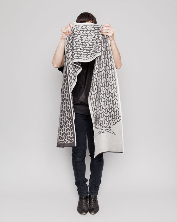 String Theory 'How to Knit' scarf String Theory 'How to Knit' scarf