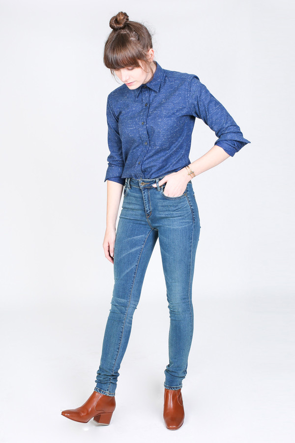 Raleigh Denim Workshop Haywood high rise skinny in TKO wash Raleigh Denim Workshop Haywood high rise skinny in TKO wash