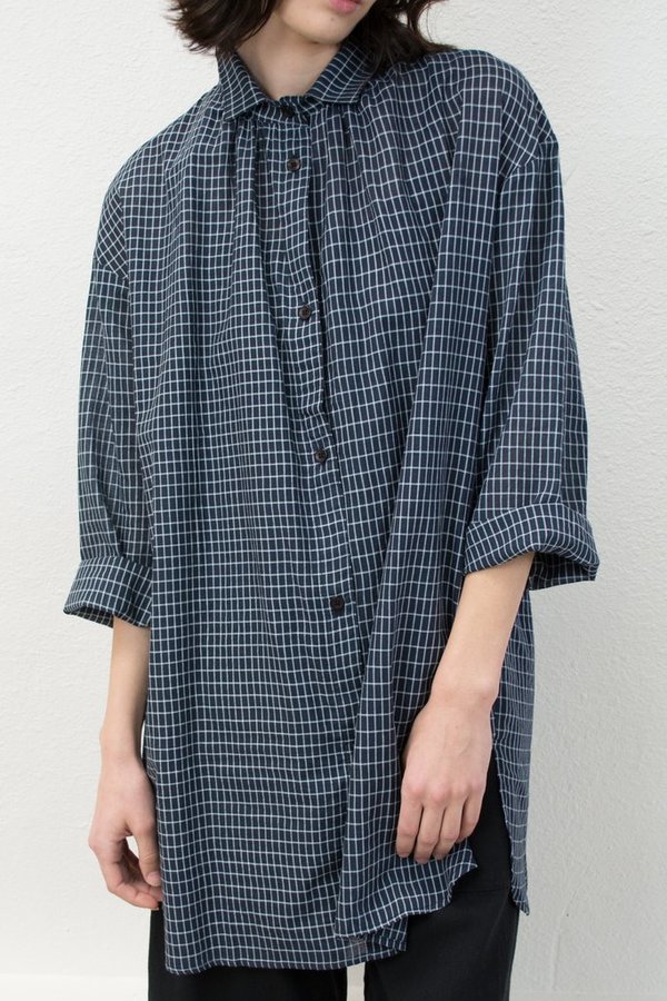 Micaela Greg Long Sleeve Button Up - Grid Micaela Greg Long Sleeve Button Up - Grid