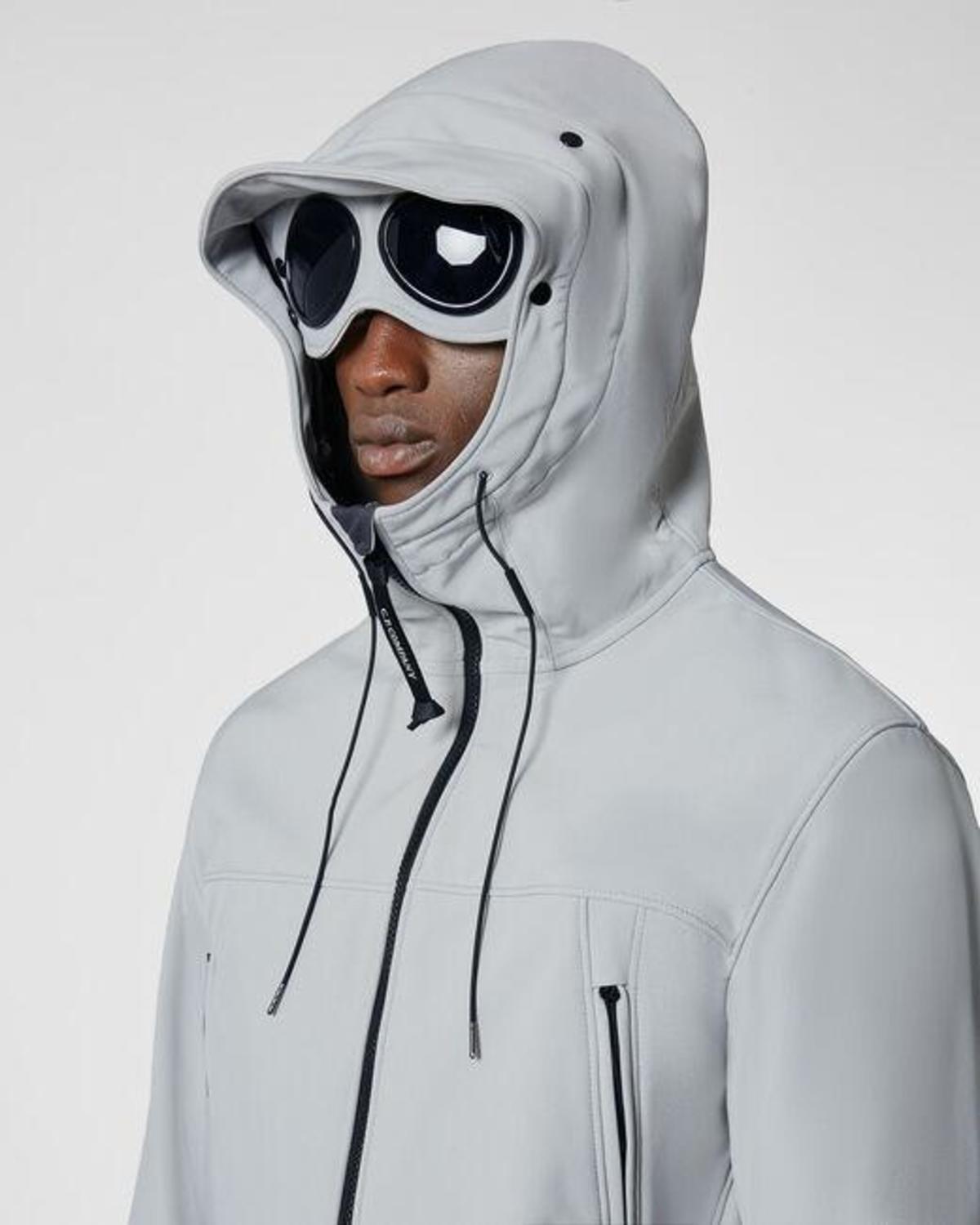 white cp goggle jacket
