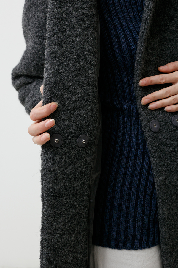 Ganni Fenn Coat - pearl grey Ganni Fenn Coat - pearl grey