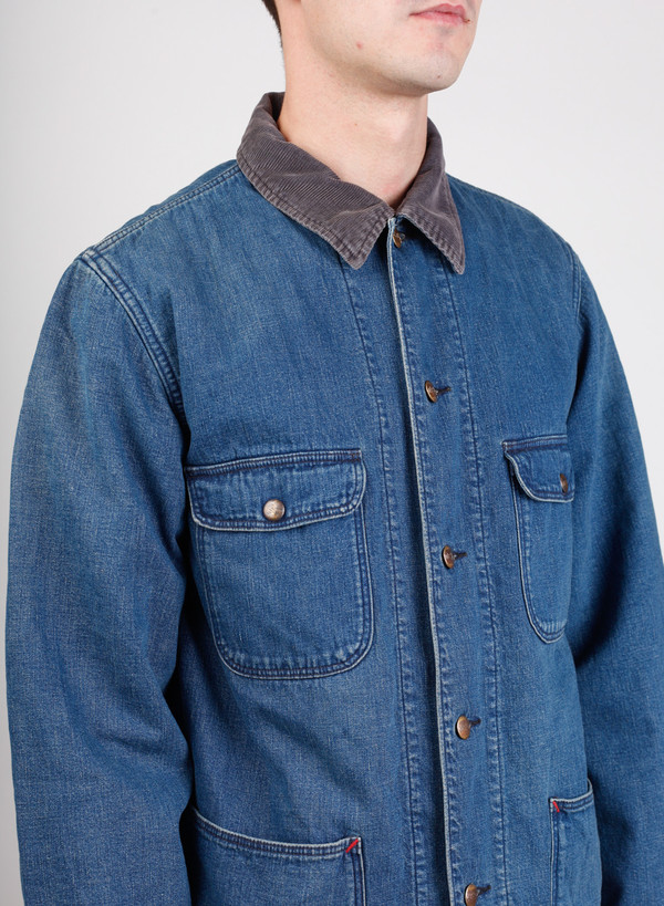 Men's Orslow Coverall with Liner 2 year wash Men's Orslow Coverall with Liner 2 year wash