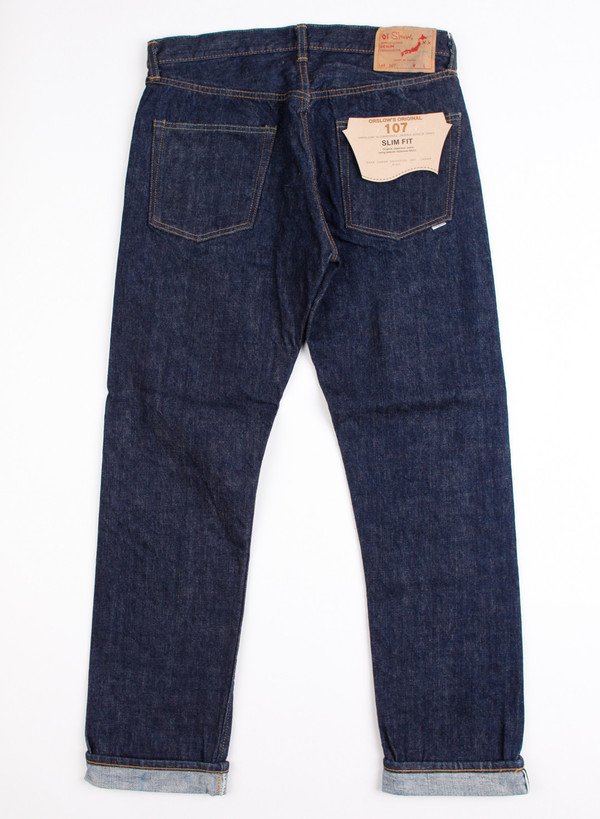 Men's Orslow Ivy Fit Denim 107 One Wash Men's Orslow Ivy Fit Denim 107 One Wash