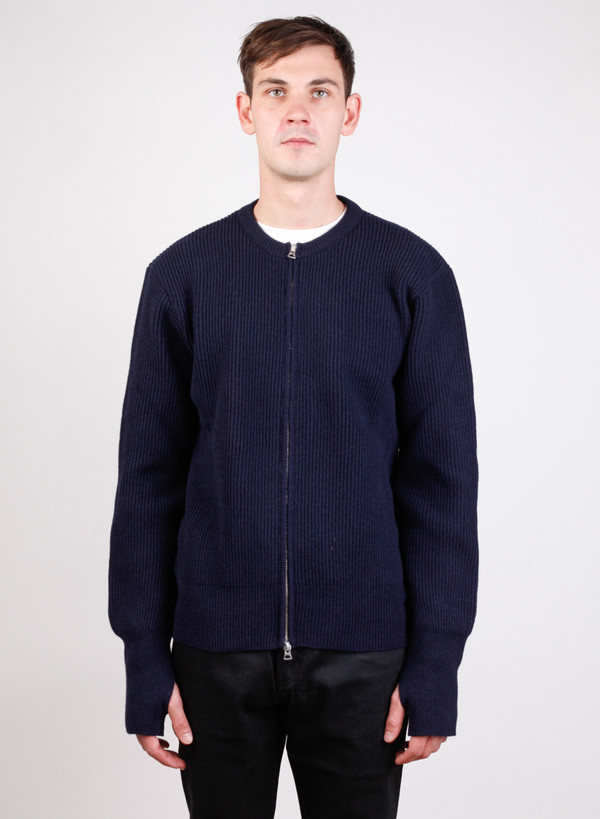 Our Legacy Knit Liner Navy Merino Our Legacy Knit Liner Navy Merino