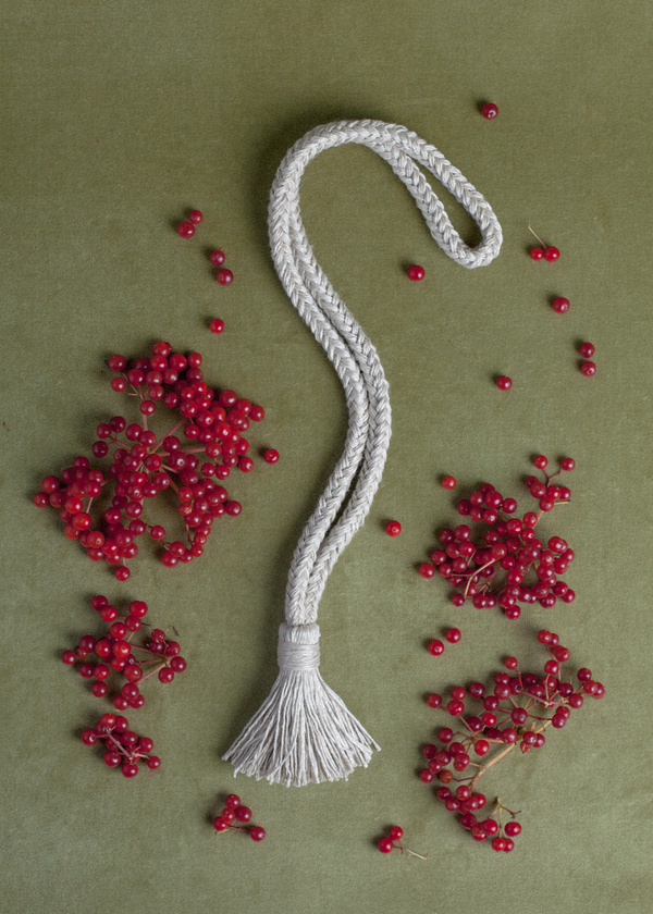 Erin Considine Square Tassel Braid Necklace Erin Considine Square Tassel Braid Necklace