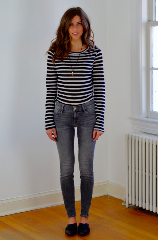 FRAME Denim Le Skinny de Jeanne in Chambers FRAME Denim Le Skinny de Jeanne in Chambers