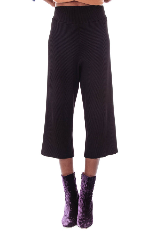 Nanushka Mosso Knit Culottes (Black) Nanushka Mosso Knit Culottes (Black)