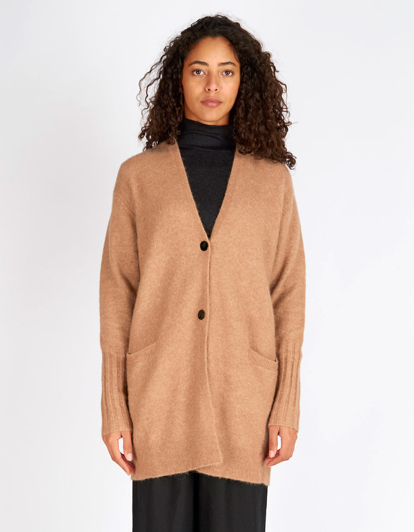 Filippa K Cozy Wool Cardi Nougat Melange Filippa K Cozy Wool Cardi Nougat Melange
