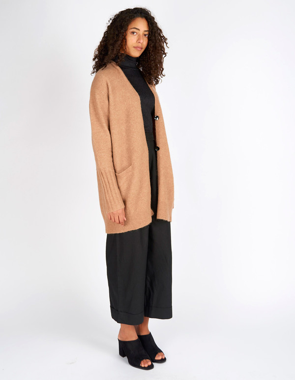 Filippa K Cozy Wool Cardi Nougat Melange Filippa K Cozy Wool Cardi Nougat Melange