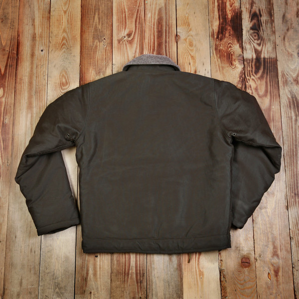 Men's Pike Brothers - 1944 N1 Deck Jacket Waxed Olive Men's Pike Brothers - 1944 N1 Deck Jacket Waxed Olive