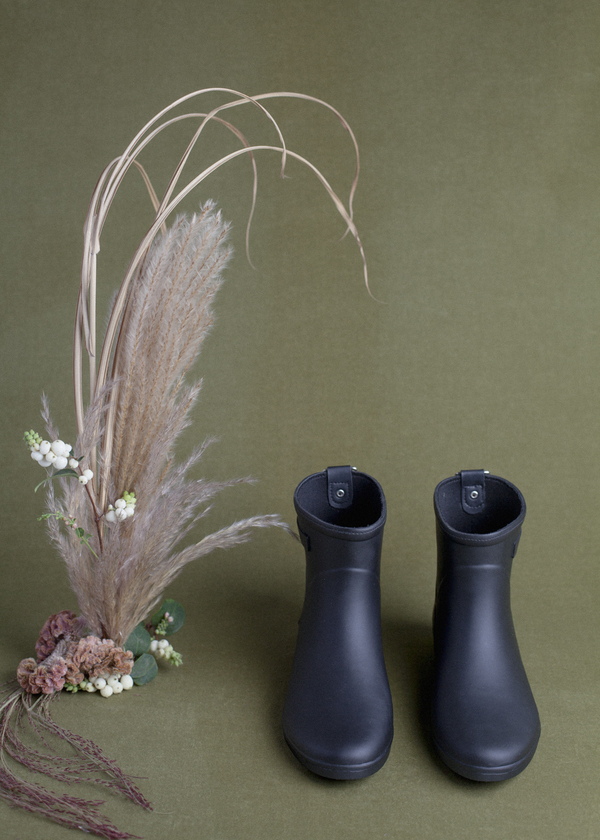 Alice + Whittles Rubber Boot - Black on Black Alice + Whittles Rubber Boot - Black on Black