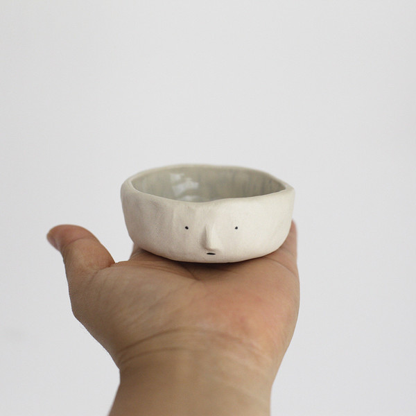 Rami Kim Hand Pinched Face Dish Rami Kim Hand Pinched Face Dish