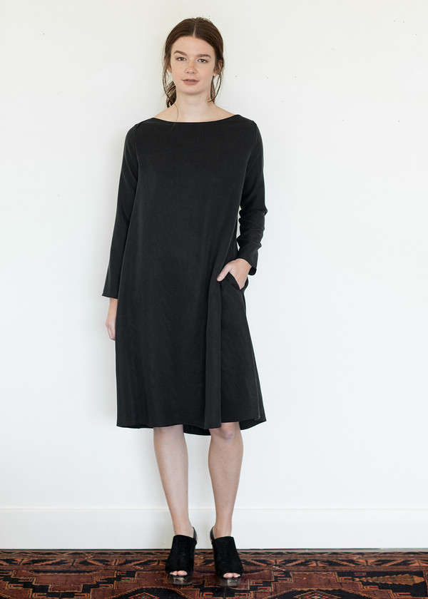 Megan Huntz Janet Dress in Brushed Cotton Twill Megan Huntz Janet Dress in Brushed Cotton Twill