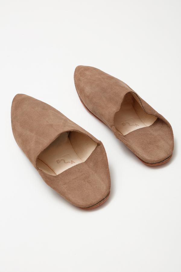 Bronze Age Massa Suede Babouche - taupe Bronze Age Massa Suede Babouche - taupe