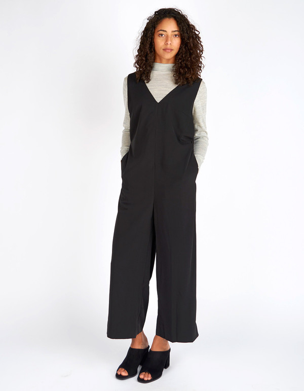 Just Female Sydney Overalls Black Just Female Sydney Overalls Black