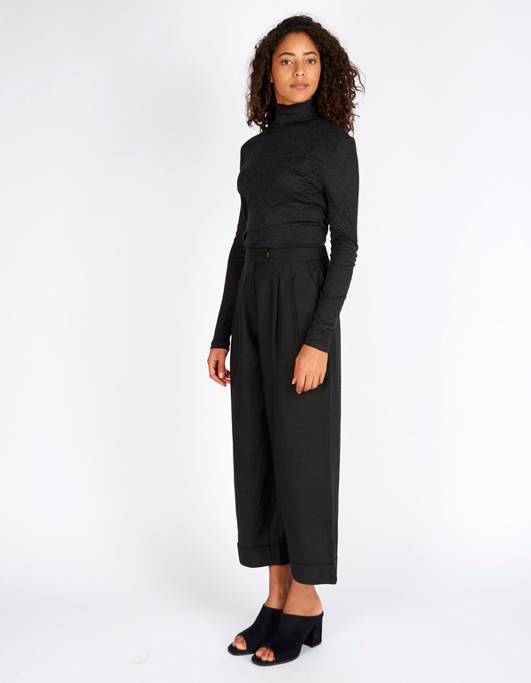 Selected Femme Carmen LS Highneck Top Dark Grey Melange Selected Femme Carmen LS Highneck Top Dark Grey Melange