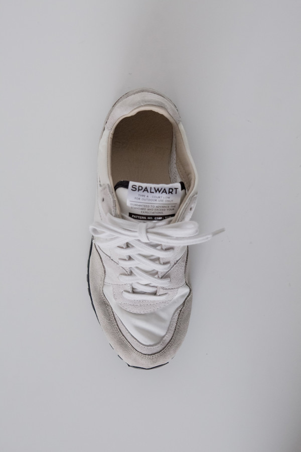 Spalwart Suede Marathon Low Trail Shoe - White Spalwart Suede Marathon Low Trail Shoe - White