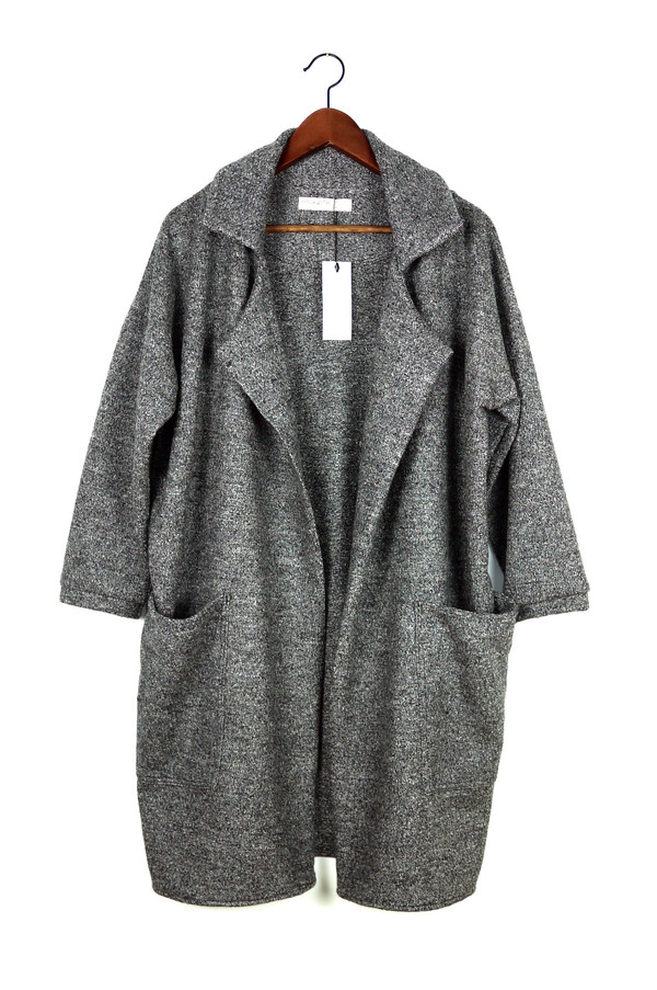 Hackwith Design House Sweater Jacket, Dark Gray Hackwith Design House Sweater Jacket, Dark Gray