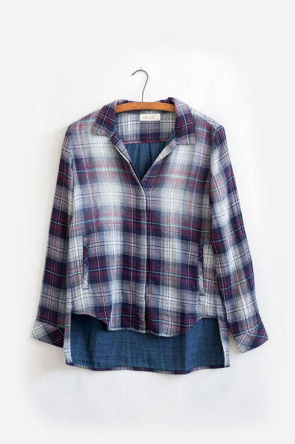 Bella Dahl Welt Pocket Button Down Bella Dahl Welt Pocket Button Down