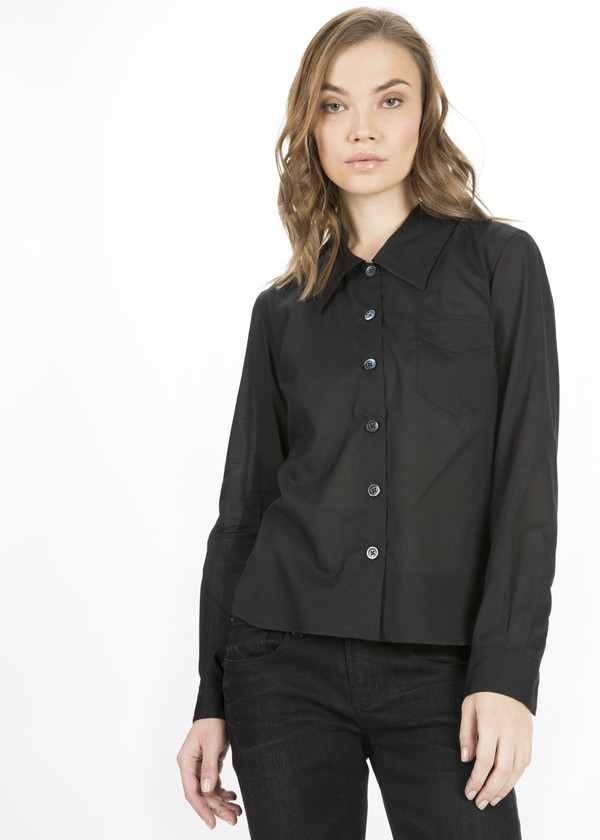 Margaret Howell Low Collar Button Up Shirt Margaret Howell Low Collar Button Up Shirt