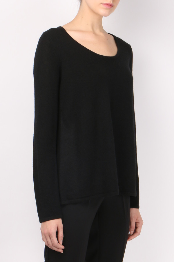 L'agence Preston Blocked Sweater Black L'agence Preston Blocked Sweater Black