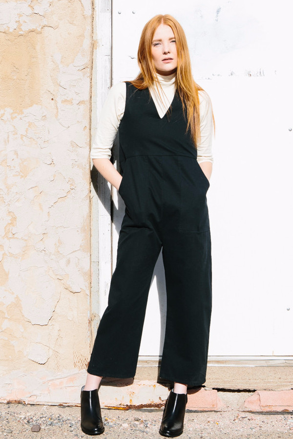 Micaela Greg Utility Jumpsuit / Black Micaela Greg Utility Jumpsuit / Black