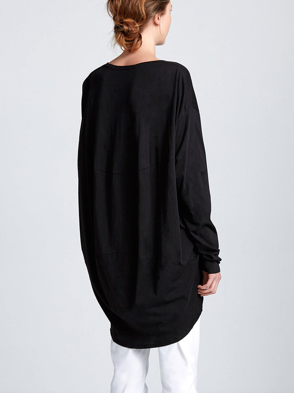 Kowtow Drape Back Top Black Kowtow Drape Back Top Black