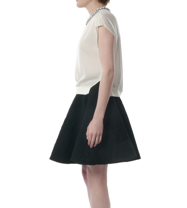 3.1 Phillip Lim Beaded Neckline Tunic Top 3.1 Phillip Lim Beaded Neckline Tunic Top
