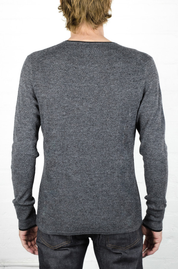 Men's Rag and Bone Charcoal Giles Crew Men's Rag and Bone Charcoal Giles Crew