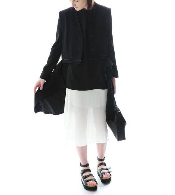 Public School Black Sleeveless Tunic Public School Black Sleeveless Tunic