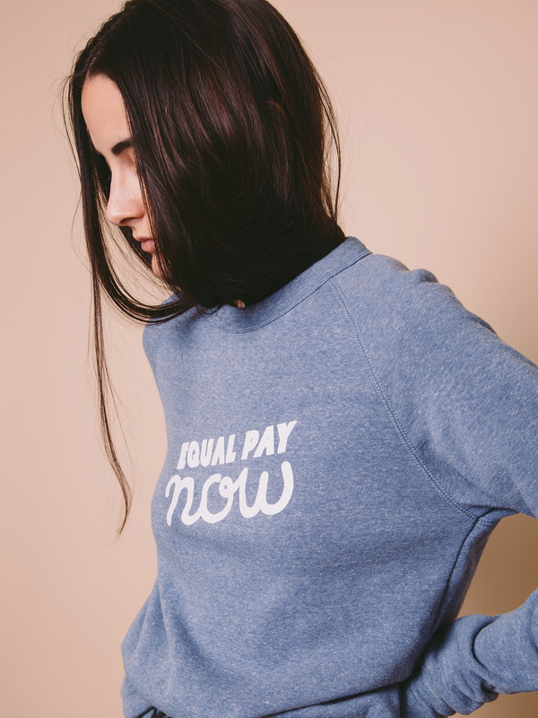 Rachel Antonoff Equal Pay Now Sweatshirt Rachel Antonoff Equal Pay Now Sweatshirt