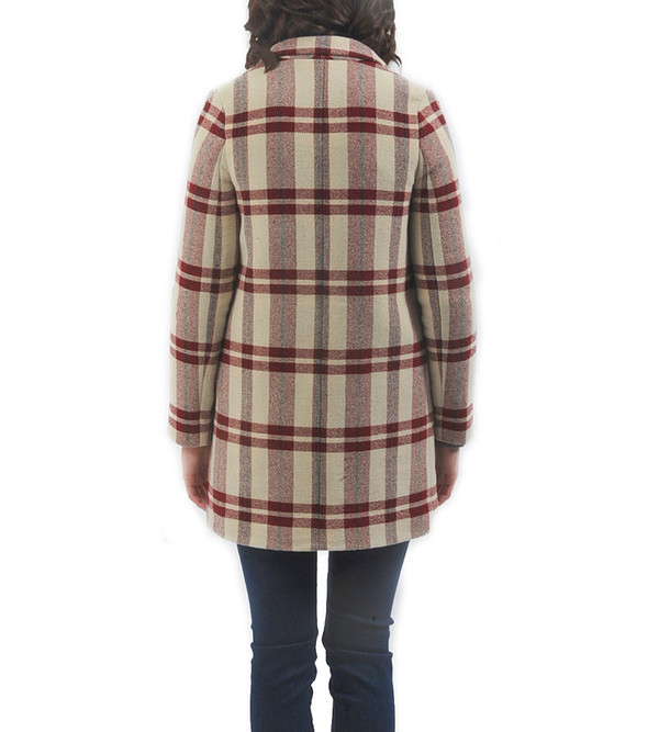 Nanushka Blanket Tweed Winter Coat Nanushka Blanket Tweed Winter Coat