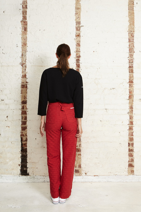Off Season NYC 001 Work Jean Checkboard Red Off Season NYC 001 Work Jean Checkboard Red